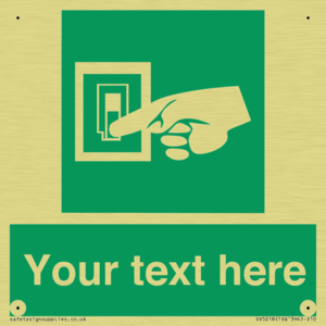 Custom Light Switch Sign